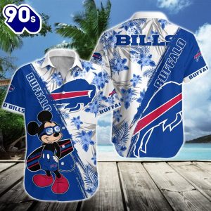 Buffalo Bills Team NFL Mickey Hawaiian Beach Shirt