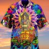 Bus Hippie Hawaiian Shirt Beachwear For Men Gifts For Young Adults