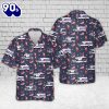 California Royal Ambulance 4th of July Hawaiian Shirt