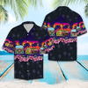 Car Black Tropical Summer Hippie Hawaiian Shirt Beachwear For Men Gifts For Young Adults