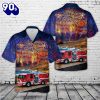 Carmel by the Sea California Cal FireCarmel Highlands Fire Protection District 4th Of July Hawaiian Shirt