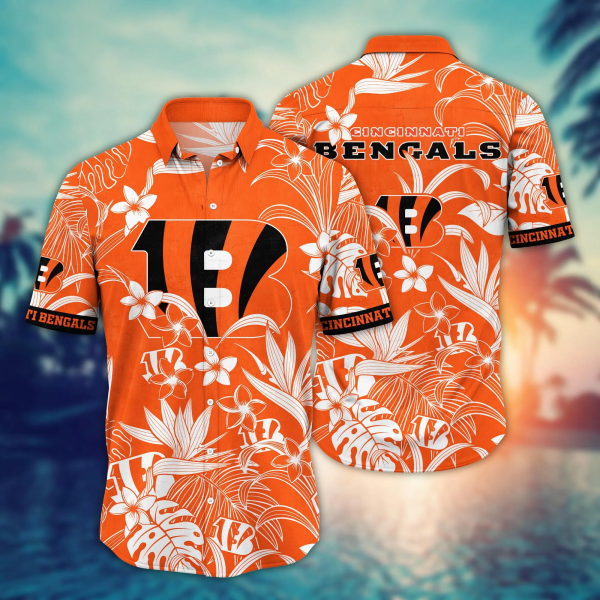 Cincinnati Bengals NFL Hawaiian Shirt Sunbathe Aloha Shirt