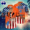 Cincinnati Bengals NFL Hawaiian Shirt Tshirt Independence Day New Summer Shirt