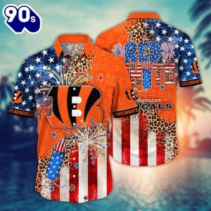 Cincinnati Bengals NFL Hawaiian Shirt Tshirt Independence Day New Summer Shirt