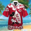 Cincinnati Reds Cute Mickey Mouse Cincinnati Reds Hawaiian Shirt