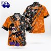 Clemson Tigers Mickey Mouse Floral Short Sleeve Hawaii Shirt