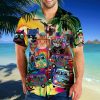 Colorful Amazing Design Hippie Hawaiian Shirt Beachwear For Men Gifts For Young Adults