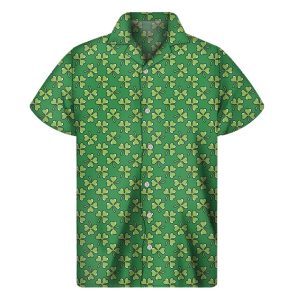 Cute Clover St Patricks Day Hawaiian Shirt