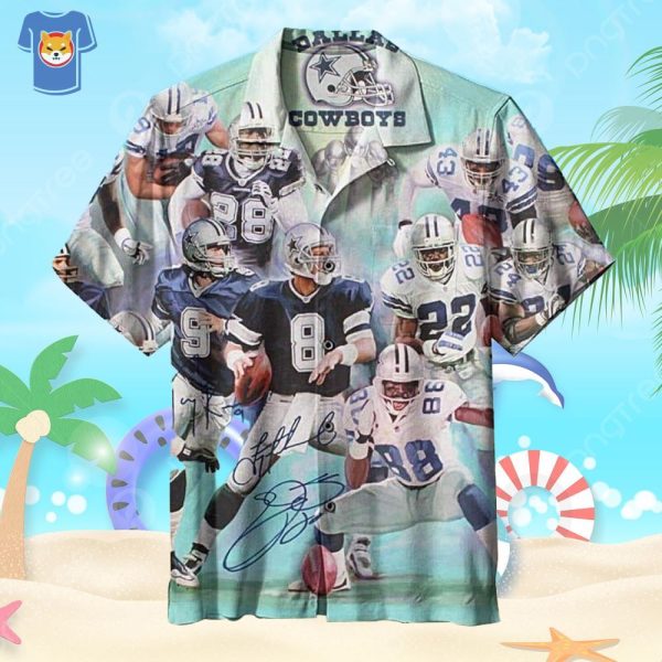 Dallas Cowboys Hawaiian Shirt Summers Best Gift for Pals