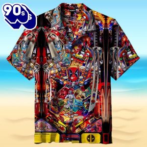 Deadpool Pinball Retro Hawaiian Shirt