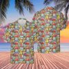 Disney Hawaiian Shirt Summer Beach Pixar Cars Sketched Disney Aloha Button Up Shirt