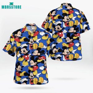 Disney Mickey Hawaiian Shirt Summer Trip Family