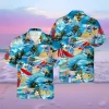 Disneyy Palm Tree Stitch Surfing Beach Hawaiian Shirt