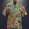 Doodles Hippie Hawaiian Shirt Beachwear For Men Gifts For Young Adults