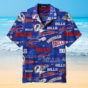 Embrace the Beach Vibes with Buffalo Bills Hawaiian Shirt Tropical Flower Edition for Men