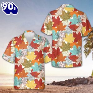 Fall Maple Leaves Hawaiian Shirt Funny Thanksgiving Shirt Gifts For Him