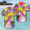 Flamingo Hippie Hawaiian Shirt Hippie Hawaiian Shirt Beachwear For Men Gifts For Young Adults