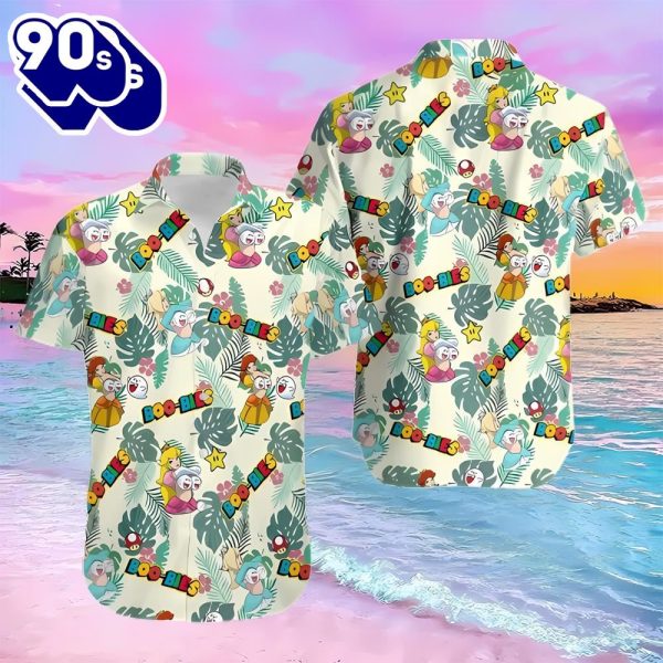 Funny Super Mario Boo Bies Hawaiian Shirt