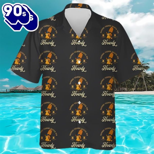 Garfield Cowboy Hawaiian Shirt