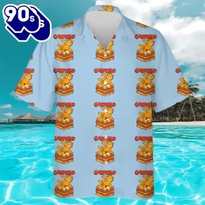 Garfield Lasagna Slice Garfield Pose Classic Hawaiians Shirt