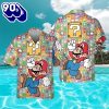 Get Your Game On With A Super Mario And Mushroom Hawaiians Shirt