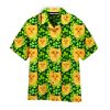 Ginger Cat In Clover Patrick Pattern Aloha Hawaiian Shirts