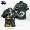 Green Bay Packers Mickey Mouse Floral Short Sleeve Hawaii Shirt