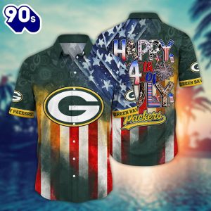 Green Bay Packers NFL Happy 4th Of July Hawaiian Shirt