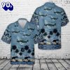 Grumman F4F Wildcat US Navy WWII fighter plane Hawaiian Shirt