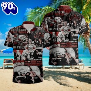 Guns N Roses Member Of Band 2024 Summer Trend Fan Gifts Hawaiian Shirt