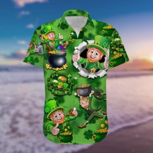 Happy St Patricks Day Hawaiian Shirt