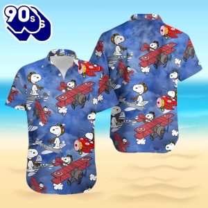 Hawaii Shirt Snoopy Vintage Cotton Mens Hawaiian Shirt