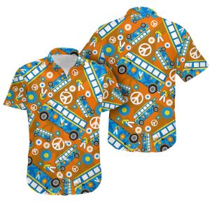 Hippie Camping Hawaiian Shirt