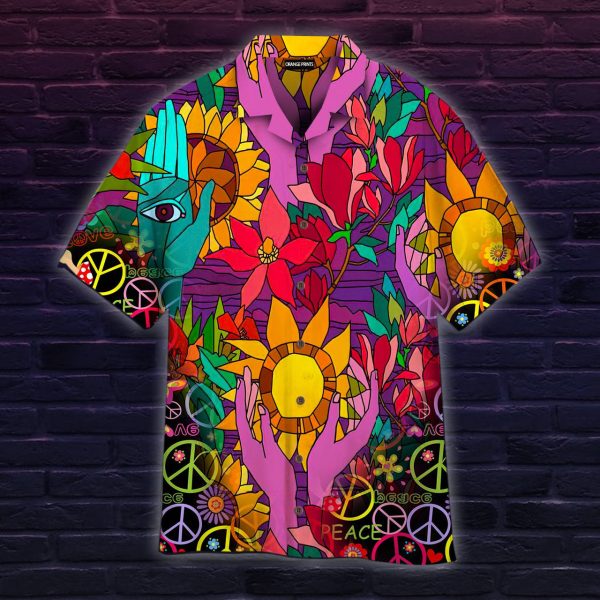 Hippie Style Hawaiian Shirt