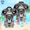 Horror Skull NFL Las Vegas Raiders Hawaiian Shirt For Football Fans