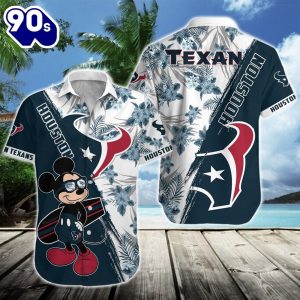 Houston Texans Team NFL Mickey Hawaiian Beach Shirt