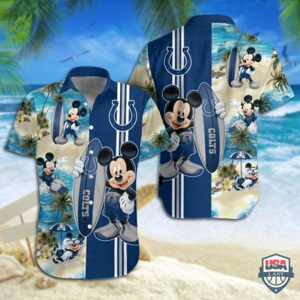 Indianapolis Colts Mickey Mouse Hawaiian Shirt