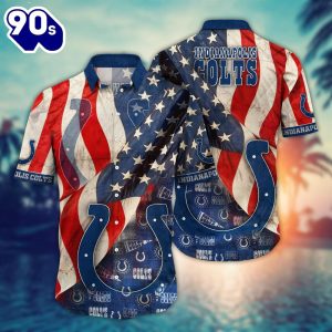 Indianapolis Colts NFL US Flaq 4th Of July Hawaiian Shirt For Fans Trending Summer Football Shirts