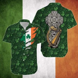 Ireland Patrick Day Aloha Hawaiian Shirts