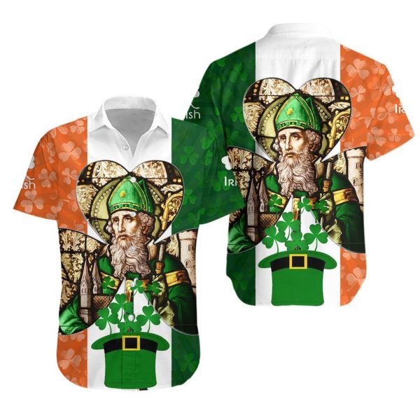 Ireland Saint Patrick's Day And Saint Patrick Hawaiian Shirt