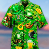 Irish Hat Saint Patricks Day Green Hawaiian Shirt