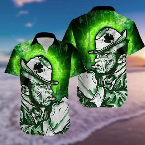 Irish Man Happy Patricks Day Hawaiian Shirt