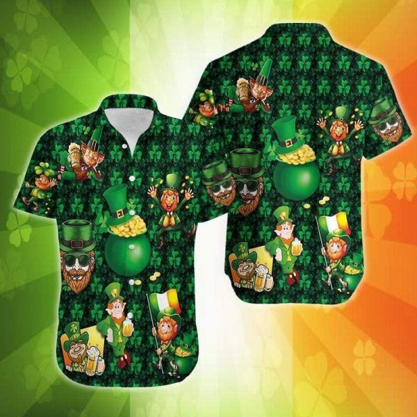 Irish Proud Patricks Day Hawaiian Shirt