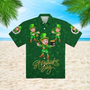 Irish Saint Patrick Day Aloha Hawaiian Shirts Mens Hawaiian Shirt St Patricks Day Gifts