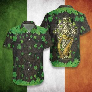 Irish Saint Patrick Pride Irish And Happy Patricks Day Hawaiian Shirt