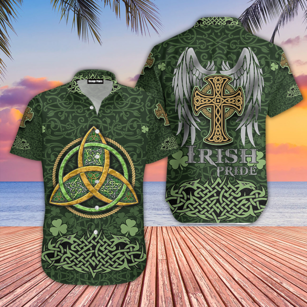 Irish Saint St Patrick Day Aloha Hawaiian Shirts