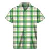 Irish St Patricks Day Tartan Hawaiian Shirt