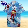 Iron Man Surfing Hawaiian Shirt