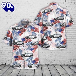 Irvington New Jersey Irvington Police Department 4th Of July Hawaiian Shirt