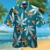 Jacksonville Jaguars Short Sleeve Button Up Tropical Hawaiian Shirt